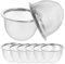 DOITOOL Filtre à Infuser pour Passoire à Théière: 8 Pièces De Rechange en Acier Inoxydable Filet De Vidange pour Théière en Vrac Réutilisable Passoire à Thé en Vrac - Infuseur à Thé Filtre Theiere