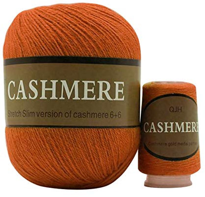 VALINK Kaschmir-Wollgarn-Set, handgestrickt, mittelgrob, Strickwolle, Knäuel, Schal, 50 g + 20 g, 10 Stück