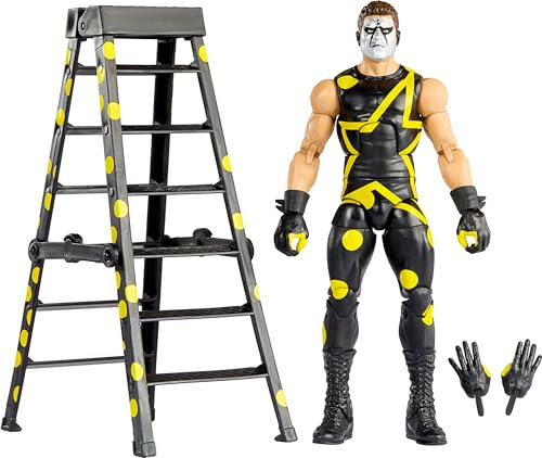 Mattel Wwe Figur mit Gelenken, Stardust Collection, Elite, 15 cm, Truefx-Technologie, 25 Gelenkpunkte, inklusive Zubehör, zum Sammeln, Kinderspielzeug, ab 3 Jahren, HKP02