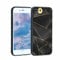 KARYOU Black-and-Gold phone case for iPhone 7 for Women Men Gifts,Soft silicone Style Shockproof - Black-and-Gold Case for iPhone 7