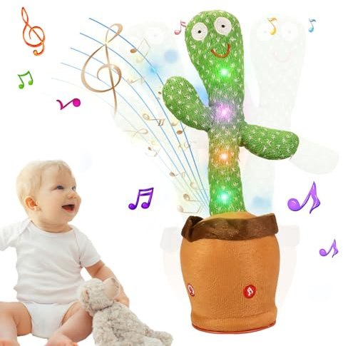 TLYYUKP Toys Cactus for 1-3 Year Old Dancing Singing Talking Recording Cactus Toys Age 2 3 4 5 6 Boys Girls DancingCactus ToysGifts for Boys Girls Toddler Birthday Present Gifts for 1 2 3 Year Olds