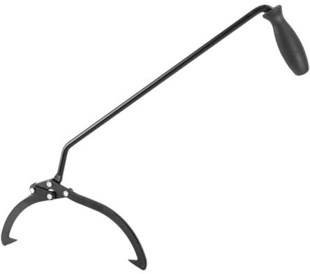 Lfhelper 2-jaw Log Cant Hook, 10 Logging Cant Hook Log Lifter With long handle Lumber and Log Lifting/Handling/Dragging/Carrying Tool