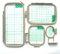 Set mit 4 Stickrahmen für Nähmaschinen, Stickmaschinen