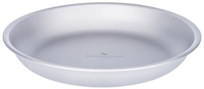 Boundless Voyage Titanium Camping Plate Dishes Saucer Lightweight Round Dinnerware Set Stackable Serving Plates Pasta Plates Travel Outdoor Home Kitchen Tableware Set Ti1118T