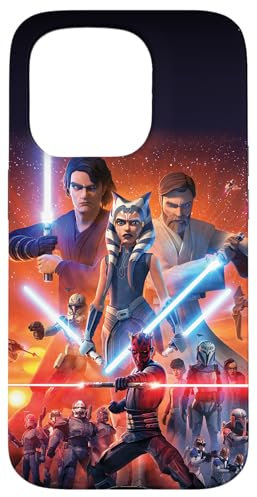 Hülle für iPhone 15 Pro Poster zu Star Wars The Clone Wars Die letzte Staffel
