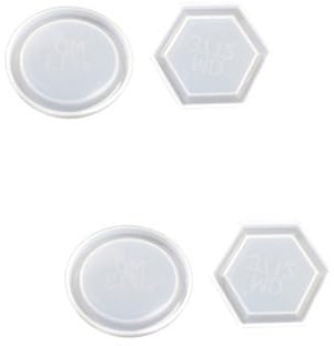 TEHAUX 4pcs Quality Silicone DIY Mold DIY Tray Mold Plate for Home Strong Wear Resistance Creative Kitchen