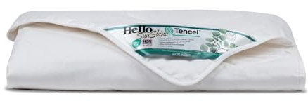 NachtrustOnline Tencel-Sommerdecke 200 x 200 cm- Decke aus natürlichem Tencel-Lyocell - Leichte, geschmeidige, saugfähige und atmungsaktive Sommerbettdecke