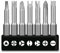 Lot de 7 embouts de tournevis en U de 50 mm en forme de U, tournevis U Tpy, croix intérieure triangulaire de type Y pour la réparation d'appareils ménagers