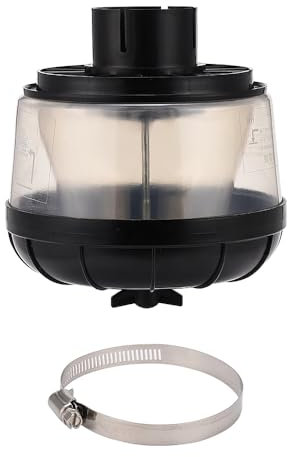 JSCARLIFE Filtro ciclone offroad auto, snorkeling, filtro dell'aria universale, filtro ciclonico per boccaglio di aspirazione, trattore, presa d'aria, filtro sabbia (2,5 pollici/63,5 mm)