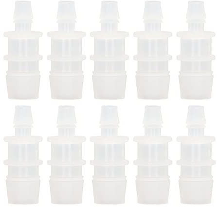 TeamSky Schlauch-Reduzierstück, PP, Hochleistungs-Aquarium-Luftpumpen-Adapter für Silikonschlauch-Anschluss