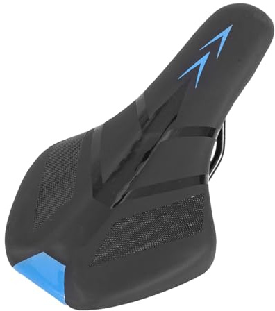 WJnflQN Fahrradsattel, Fahrradsattel, Wasserdichter Kinder-Fahrradsattel, Bequemer Reitersattel, Fahrradzubehör für Kinder, weiches Fahrradsitzkissen