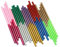 KALLORY 100pcs Hot Melt Adhesives Glue Stick for Crafting Melt Glue Sticks Strong Adhesive for Projects