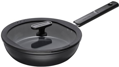 Fiskars Hard Face Sauteuse antiadhésive 24cm, Noir