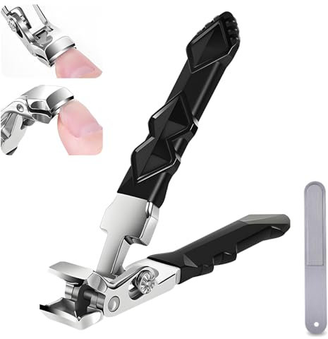 BafanglaiUK Nagelknipser Pro 2025, Nail Clipper, Nagelknipser für Senioren, Multifunktionale Nagelknipser aus Edelstahl, Nagelknipser mit Nagelfeile, für Nägel und Zehennägel Verwendet