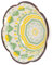 Alipis piatto di aceto ciotola portatile ciotole per salsa di immersione piccole ciotole in ceramica piccole ciotole per immersione piatti di salsa di soia piccolo piatto