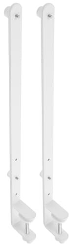 iplusmile 2stücke Klappbarer Wandtisch Mit Verstellbarer Höhe Passend Für Stecktafeln Möbel Und Werkbänke Aus Robusten Materialien Gefertigt Einfach Zu Montieren Und Umzulagern Weiß