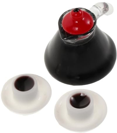 3pcs Miniature Coffee Pot Dollhouse Kitchen Decor Realistic Mini Coffee Cup Accessories for Dollhouse for Interactive Play Miniature Food Scenes