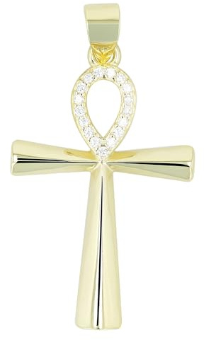 Akzent Anhänger für Damen in 925 Silber, 100% Wasserfest & Hautverträglich
