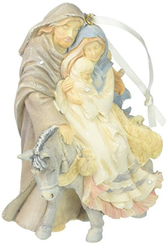 Enesco Foundations Krippenfigur Christi Geburt Mehrfarbig