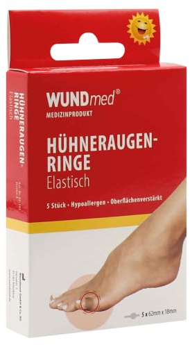 Wundmed 5er Vorteilspack Hühneraugenringe, 5 Pack a 5 Stk. (25 Stk.)