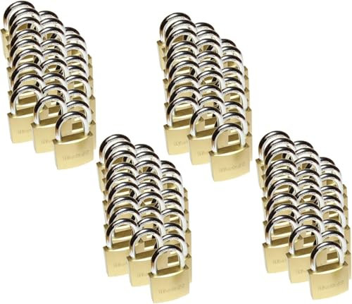 108 Set Vorhängeschloss massiv 38mm mit 648 Schlüsseln GLEICHSCHLIEßEND!