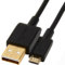 Amazon Basics - Confezione da 5 cavi di ricarica USB 2.0, da USB-A a micro USB, velocità di trasferimento di 480 Mbps, con connettori placcati oro, 1.82 m, Nero
