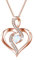 Rosegold Damen Kette Silber 925 Ketten Herz Geschenke für Frauen Unendlichkeitszeichen Anhänger Infinity Halskette Schmuck für Mutter Tochter