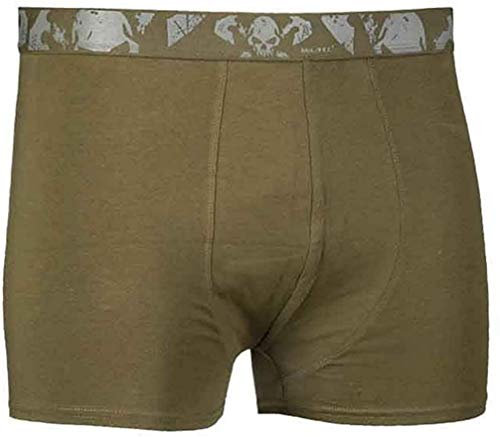 Mil-Tec Skull Boxer Shorts Olive L