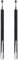 POFET - Juego de 2 Herramientas telescópicas magnéticas con Varilla de extensión, 66 cm, Color Negro