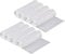 200 Sacs Poubelle Grande Capacité 110L - Lien de Fermeture, Ultra Résistant, Anti-Fuites, Transparents - 8 Rouleaux de 25 sacs
