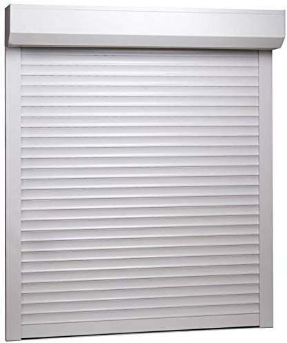Tidyard Tapparella Avvolgibile in Alluminio Bianco 100x120 cm/100x130 cm,Serra da Finestra Avvolgibile Alluminio,Tapparella per portafinestra,Tapparella da Esterno