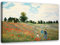 Feeby Vlies Leinwandbild Mohnblumen Claude Monet Replik 60x40 cm Wanddeko Design Kunstdruck Zimmerdeko Bilderwand Natur Landschaft Wiese mehrfarbig