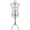 Metall Schneiderpuppe Mannequin Büste im Vintage Antik-Look Kleiderpuppe Schaufensterpuppe weiblich als Dekobüste oder Kleiderständer zu verwenden für Kostümbildner,Boutiquen,höhenverstellbar