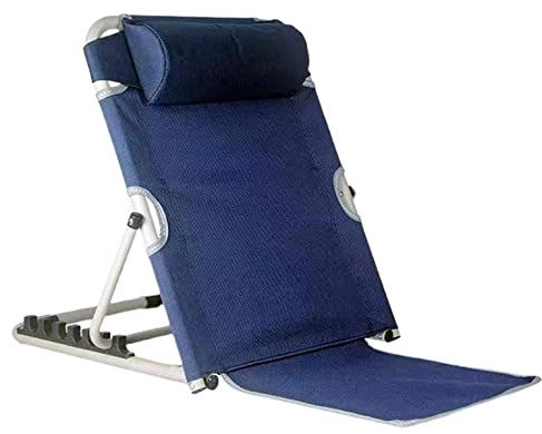 Jarler Bett-Rückenlehne-Unterstützung Bett-Stuhl – verstellbare Bett-Rückenlehne Sit Up Lesen Sitzstuhl, 6 Grad Sit-Up-Stand bequemer Stuhl Reise Strand, Bett Keilkissen Stuhl für ältere Menschen