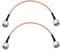 Superbat F-Type Kabel 75 Ohm 15cm - F Stecker auf F Stecker Koaxialkabel 2 Stück für TV, Modem, Tuner, High-Speed Internet, Breitband und Digital Antenne, Satelliten Verlängerungkabel