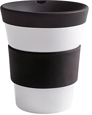 KAHLA 23H214A44015C cupit Becher 0,35 l pure black To Go Becher aus Porzellan