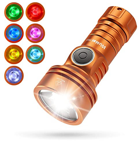 Wurkkos TS11 LED Torch Super Bright, 2000 Lumen Flashlight with SFT40 LED, Max Throw 616M Outdoor Torches USB C Rechargeable Mini Flash Light with Anduril 2.0 UI, for Power Cut, Camping, Work Outdoors