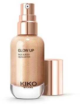 KIKO Milano Glow Up Face And Body Highlighter 01 | Flüssig-Highlighter Mit Metallic-Finish Ohne Abfärben