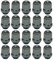 20 Radmuttern Rad Muttern M12x1,5 kompatibel mit Ford Kuga DM2 DFK DFH