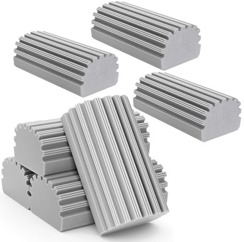 7 PCS Spugna per Pulizia Umida Spolverino, Spugna Magica, Dump Duster Sponge, Damp Clean Duster Sponge, Prese d'Aria, Termosifoni, Battiscopa, Specchi e Ragnatele, Pulire Tende, Vetro, Prese D'aria