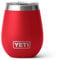 YETI Rambler Wine Tumbler, Vacuum Insulated Stainless Steel Tumbler with Magslider Lid, Rescue Red, 10 oz (296 ml)