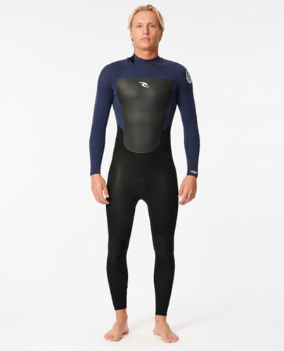 Rip Curl Mens Omega 4/3mm GBS Back Zip Wetsuit 15HMFS - Slate Rip Curl Mens Size - L