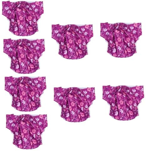 Healvian 8 Stk Windeln für Erwachsene Urinverlust windel verstellbare Windel reizwäsch waschbare Windel für Erwachsene Anti-Leck-Windel für Erwachsene atmungsaktiv Menstruationshose ältere