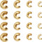 SUNNYCLUE 1 boîte de 80 cache-Perles à Sertir en Acier Inoxydable de 3 mm, 4 mm, 5 mm, 6 mm, Perles à Sertir Dorées, Couvre-Nœuds, Petit Côté Ouvert, Embouts Demi-Ronds, Perles D'Espacement en Métal p