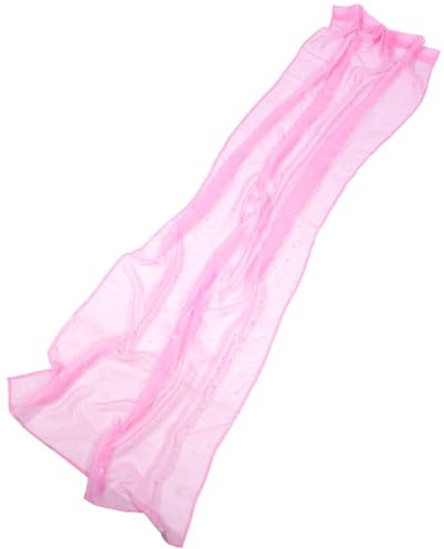 OUNONA Rosa Sternen Voile Gardine aus Polyester für Fenster