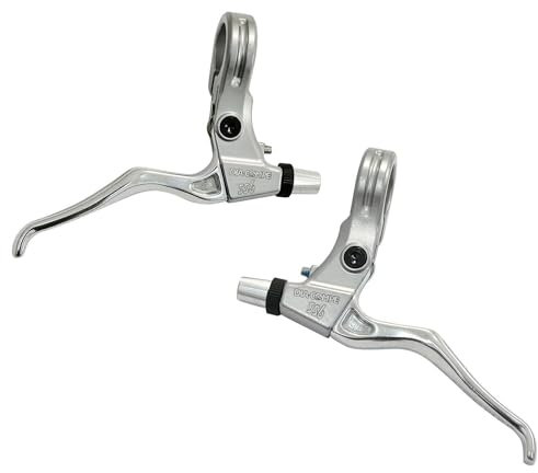 Dia-COMPE SS6 Old School MTB Bremshebel-Set (L+R), Silber, DP2856