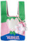 MIUPOO Damen Strick Einkaufstasche,Handgefertigte Strick Handtasche für Frauen,Mini Knoten Handgelenktasche,Tragbare Geldbörse,Gewebte Umhängetasche,Rosa
