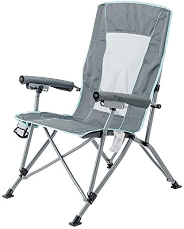 REEKOS Outdoorstuhl Campingstuhl Klappstuhl Campingstuhl Für Erwachsene, Verstellbarer Klappstuhl Mit Gepolsterten Harten Armen Und Getränkehalter-Klappstuhl Angelstuhl Faltstuhl Camping-Stühle