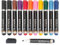 Volcanics Coloured Whiteboard Pens Thick Low Odor Whiteboard Markers Erasable Flipchart Pens 12 Pack Dry Wipe Pens for Whiteboard,Teacher Whiteboard Pens for Classroom,Meeting, Office and Home