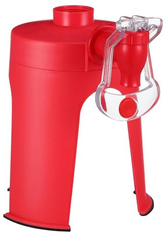 Soda -Flaschenspender, Getränkeflasche Inverted Trinker, Cola -Flasche Inverted Trinker, kreativer Handdruck Soda -Spender, Soda -Dispense -Gadget für Kühlschrankarbeitsplatte
